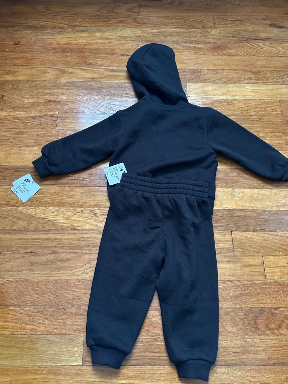 Nike Black Kids' Hoodie & Joggers Set